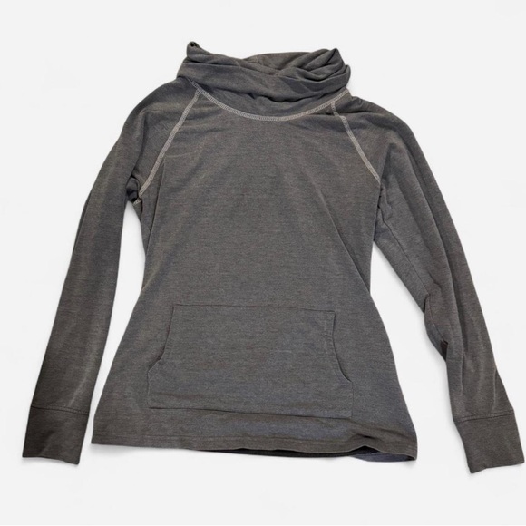 Cozy Outdoor Funnel Neck Hoodie – Gray M - Picture 1 of 4